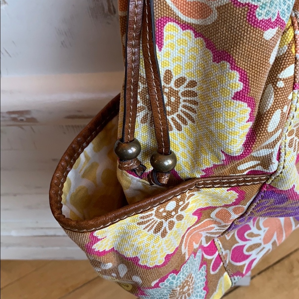 Fossil Drawstring Canvas Shoulder Bag - image 2